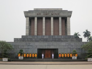 The front of the mausoleum. Notice the symmetry.