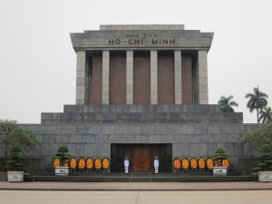 The front of the mausoleum. Notice the symmetry.